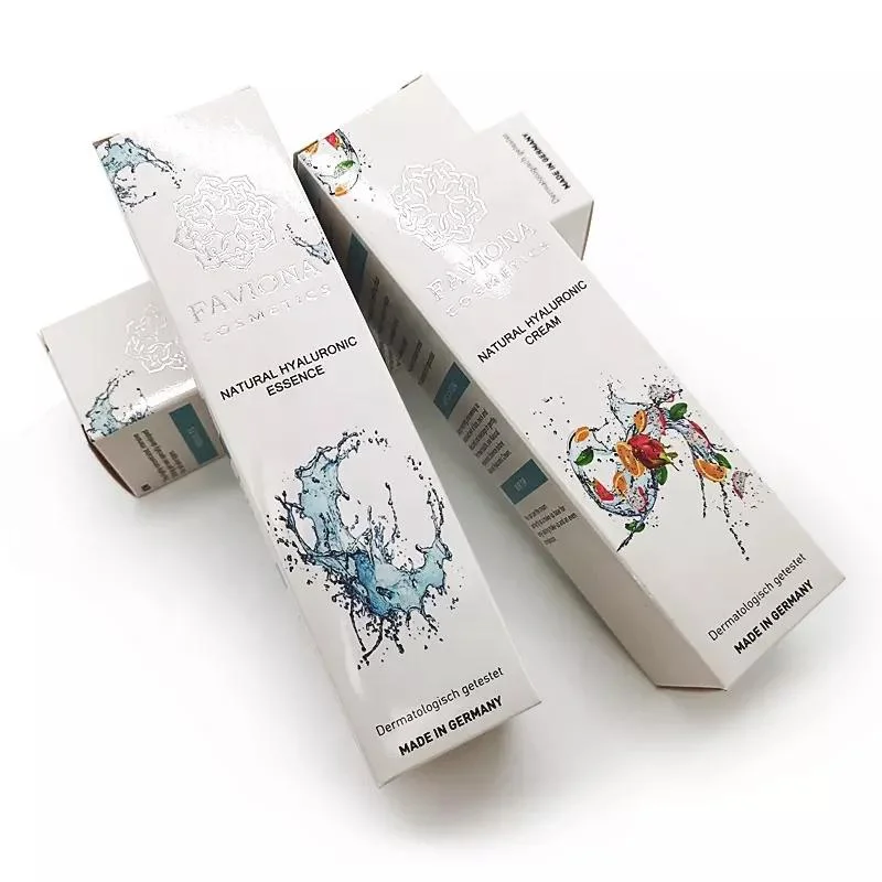 Custom Luxury Lipstick Eye Serum White Paper Packaging Box for Eco Friendly Skincare Fragrance Packaging