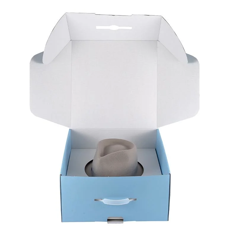 Custom Folding Round Inserts Wholesale Shipping Snapback Vintage Travel Fedora Hat Box