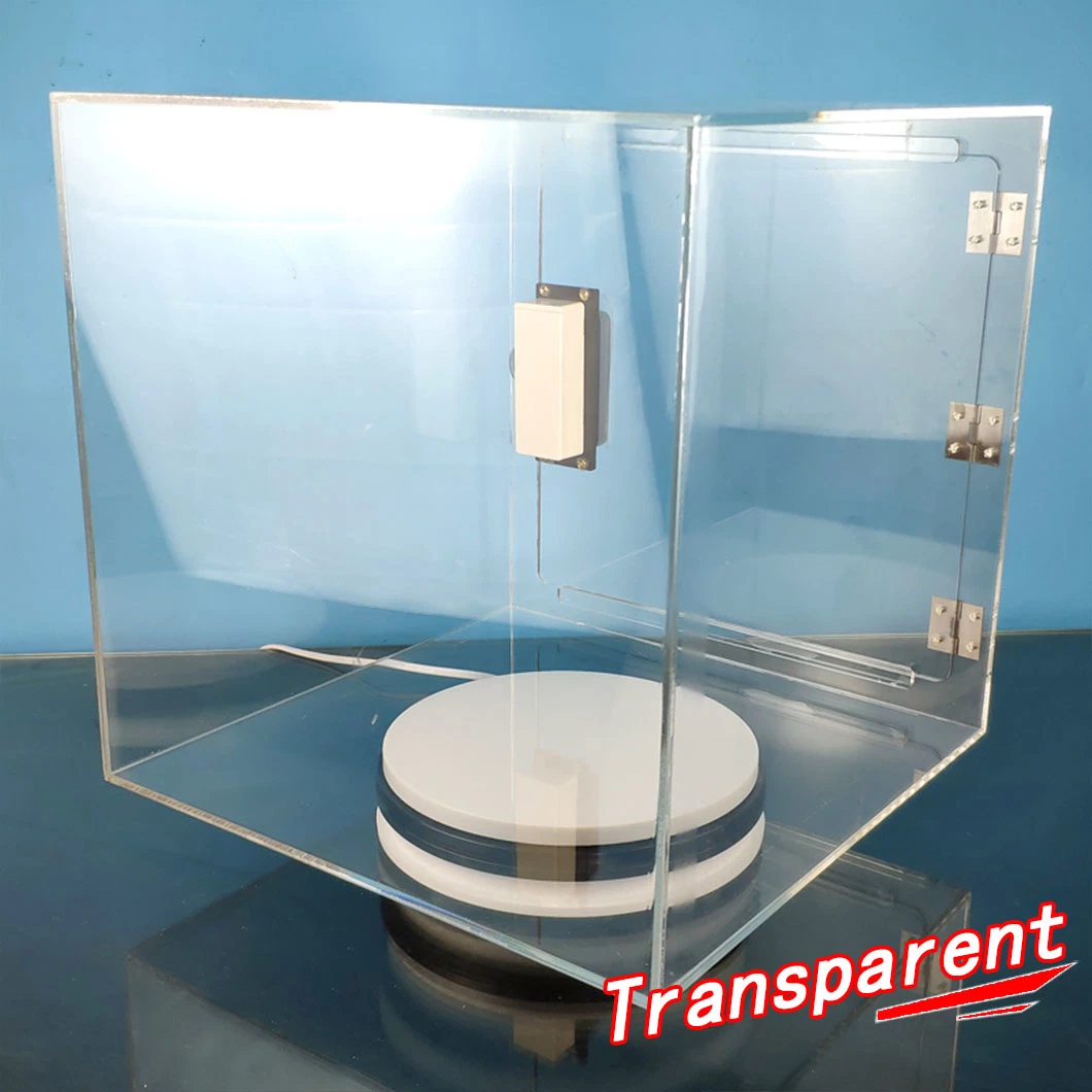 Acrylic Tranparent Pure Clear E-Lock Display Box Case for Big Toy Model