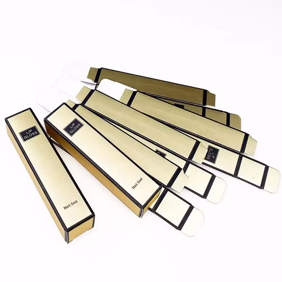 Custom Luxury Lipstick Eye Serum White Paper Packaging Box for Eco Friendly Skincare Fragrance Packaging